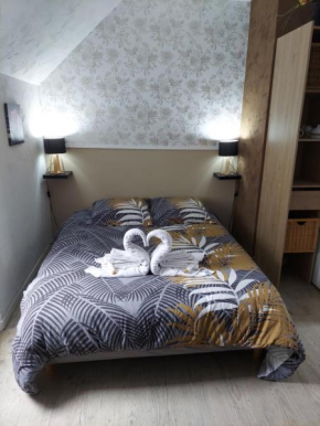 Chambre privé avec salle de bains privative et dressing